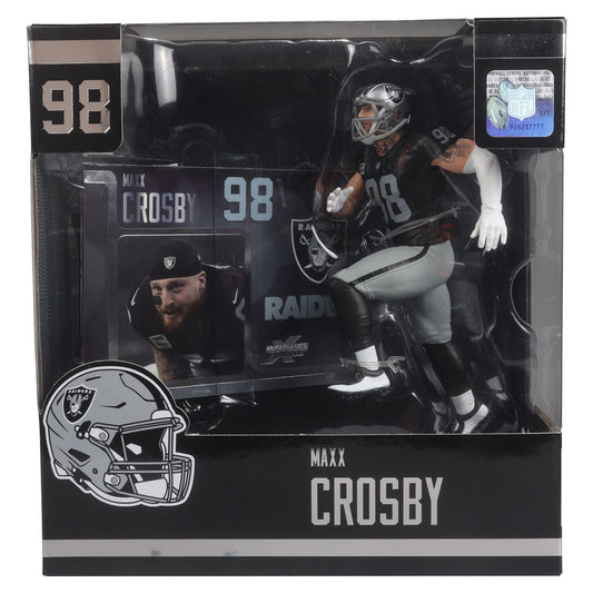 NFL SportsPicks 2024 Wave 2 Las Vegas Raiders Maxx Crosby 7-Inch Scale Posed Figure