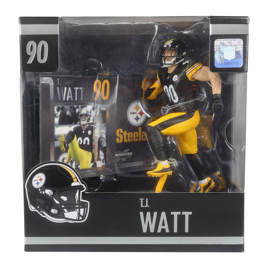 NFL SportsPicks 2024 Wave 2 Pittsburgh Steelers TJ Watt 7-Inch Scale Posed Figure