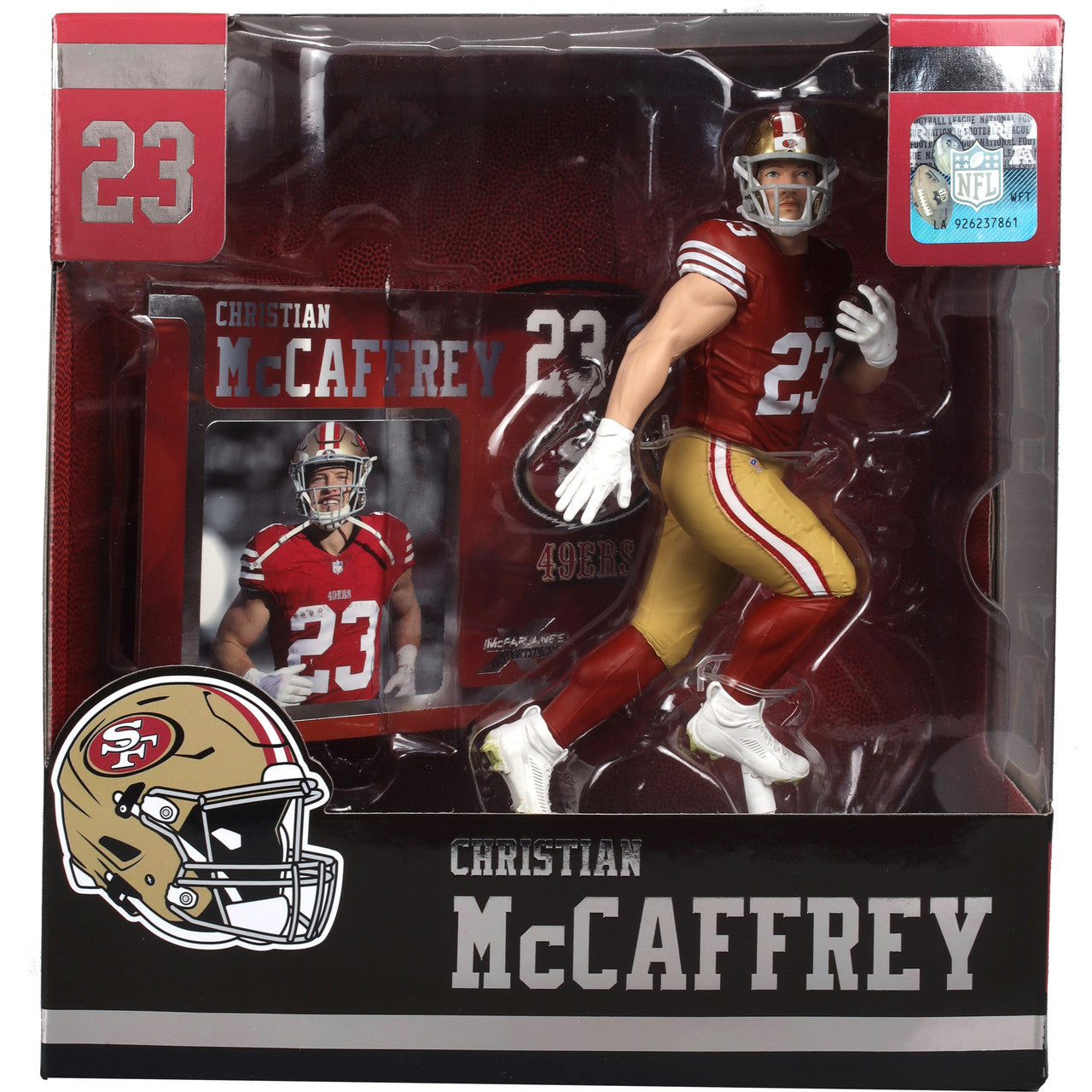 NFL SportsPicks 2024 Wave 2 San Francisco 49ers Christian McCaffrey 7-Inch Scale Posed Figure