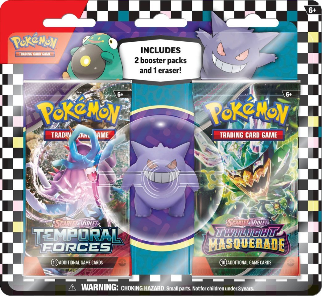 Pokémon - Trading Card Game: Back to School Eraser Blister - Gengar