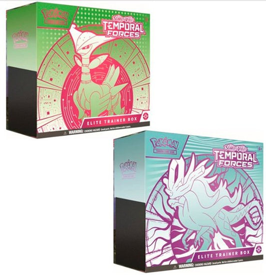 Pokémon TCG: Scarlet & Violet— Temporal Forces Elite Trainer Box - Styles May Vary