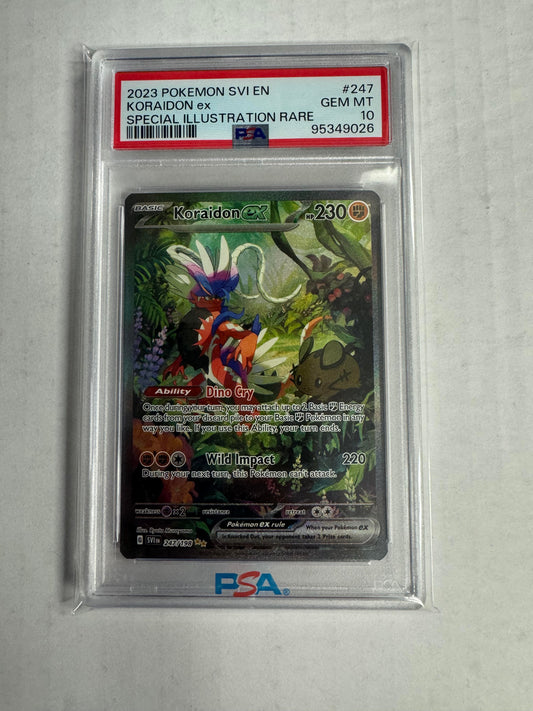 Pokemon - Scarlet & Violet Base Set - Koraidon ex 247/198 - PSA 10